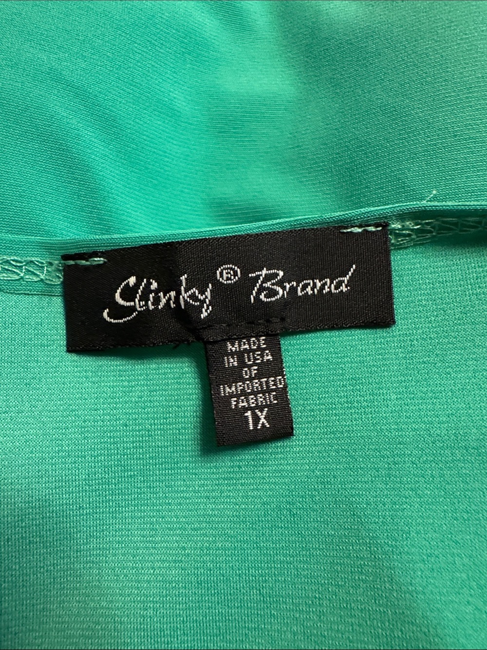 Slinky Brand Apple green Double-Strap V-Neck Long Sleeve Top - Picture 5 of 6